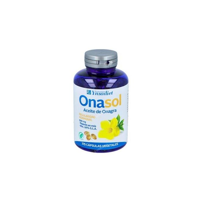 YNSADIET Onasol Onagra 500 mg + Vitamina E 10 mg, 275 Perlas