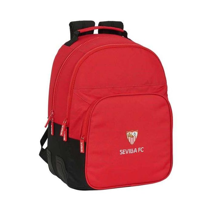 Mochila Escolar Sevilla Fútbol Club Negro Rojo 32 x 42 x 15 cm Mochila Escolar Sevilla Fútbol Club Negro Rojo 32 x 42 x 15 cm