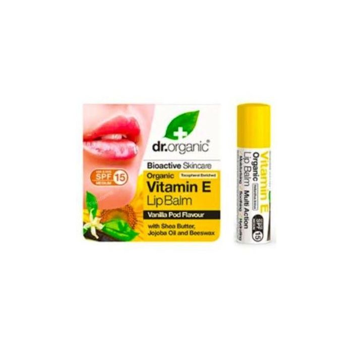 Skin Clear Bálsamo Labial con Vitamina E y SPF 15 | Hidratante y Protector Solar UVA/UVB para Labios, 5.7 ml