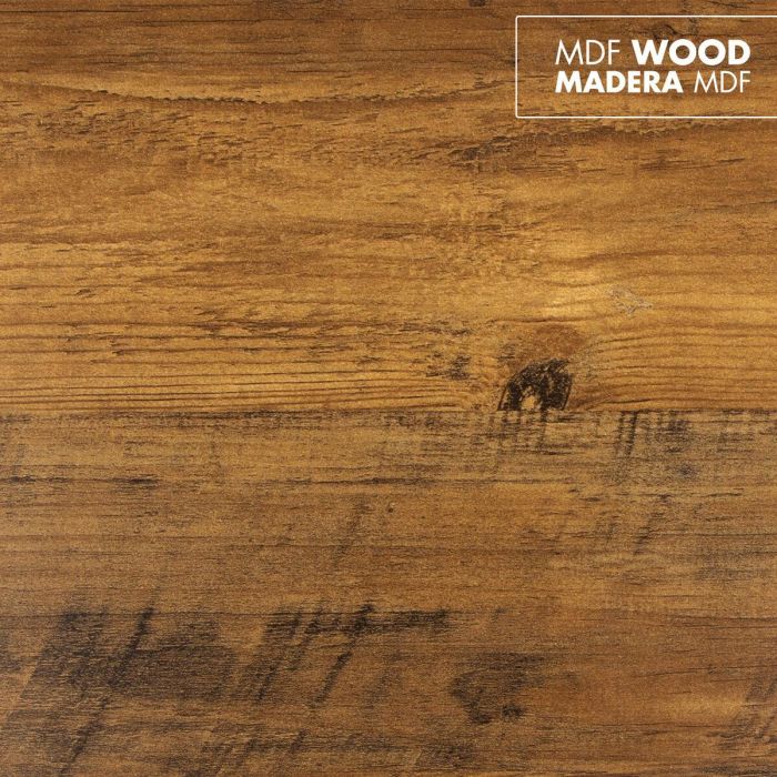 Estantería Max Home Hierro Madera MDF 4 Estantes 43 X 90 X 30 CM 1