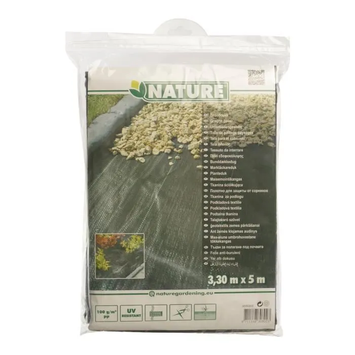 Naturaleza Pajote especial para paisajes en polipropileno tejido 3,30x5m - Negro 3 Naturaleza Pajote especial para paisajes en polipropileno tejido 3,30x5m - Negro 3