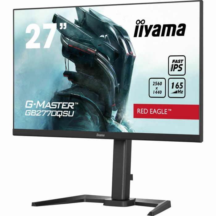 Pantalla de PC Gamer - IIYAMA G -Master Red Eagle GB2770QSU -B5 - 27 WQHD - IPS DAL - 0.5MS - 165Hz - HDMI / Displayport / USB - Freesync 4