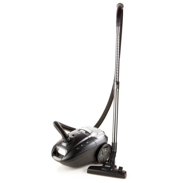 Domo DO7285S Aspiradora con Bolsa, 700W, 69 dB, Clase Energética A, Eficiencia Suelo Duro A, Filtración A, 3L, Gris Domo DO7285S Aspiradora con Bolsa, 700W, 69 dB, Clase Energética A, Eficiencia Suelo Duro A, Filtración A, 3L, Gris