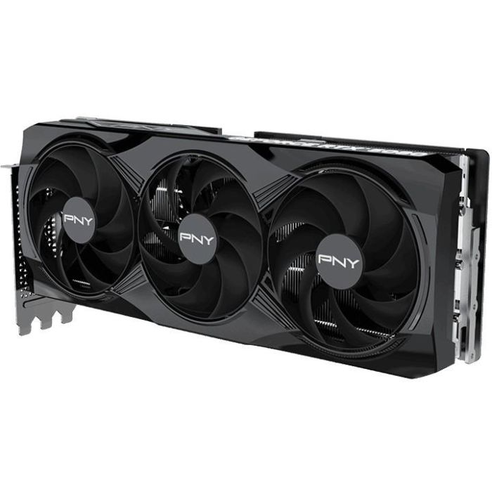 PNY GeForce RTX 5080 16GB GDDR7 Overclocked Triple Fan GPU para gaming PC 3