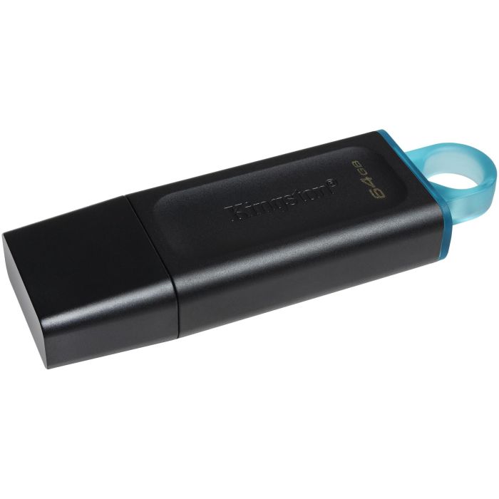 Kingston DataTraveler Exodia 2 Piezas - Memoria Flash USB 3.2 Gen 1 (Black + Teal) - Almacenamiento portátil de 256GB 3