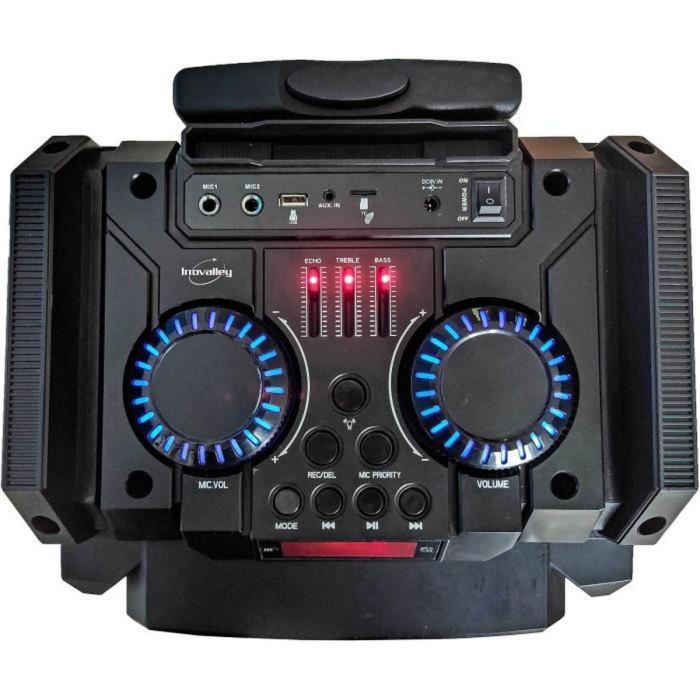 Inovalley MS01XXL Altavoz Trolley de Karaoke Bluetooth 800W Luminoso Pantalla LED USB con Micrófono y Batería Recargable 1 Inovalley MS01XXL Altavoz Trolley de Karaoke Bluetooth 800W Luminoso Pantalla LED USB con Micrófono y Batería Recargable 1