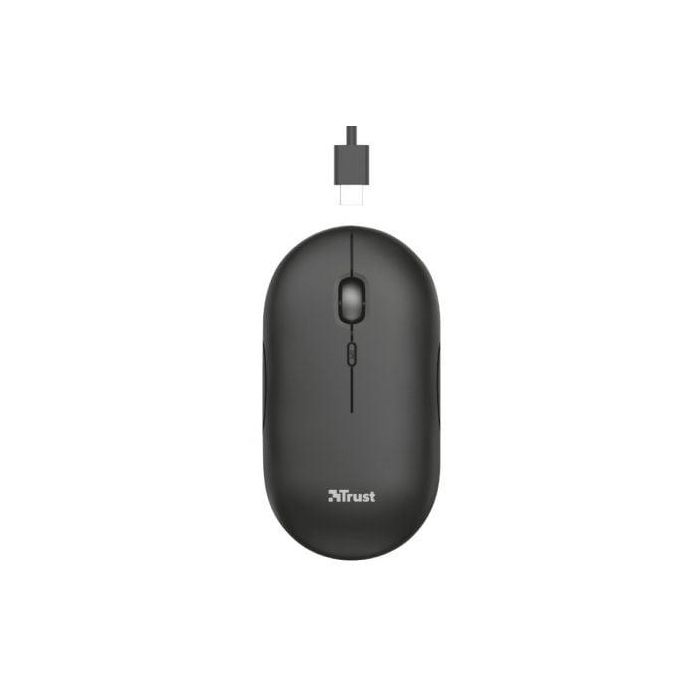 Trust Ratón Puck Inalámbrico 800-1200-1600 Dpi Ultrafino Ambidiestro Recargable Negro 2 Trust Ratón Puck Inalámbrico 800-1200-1600 Dpi Ultrafino Ambidiestro Recargable Negro 2