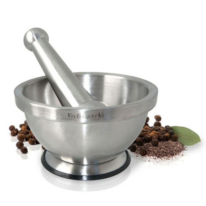 Mortero de cocina Vin Bouquet Acero Inoxidable Mortero de cocina Vin Bouquet Acero Inoxidable