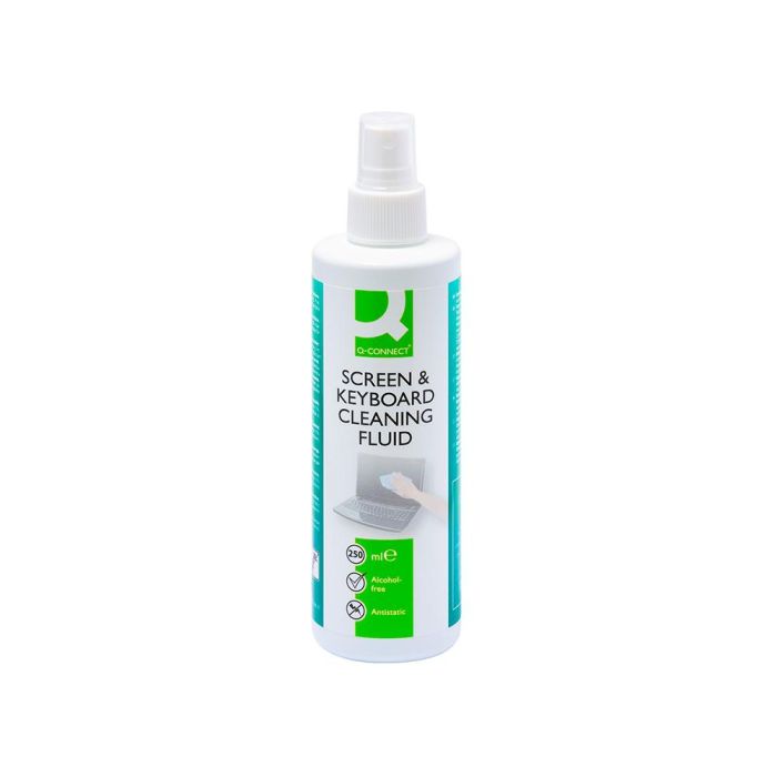 Spray Q-Connect Limpiador De Pantallas Y Teclados Bote De 250 mL 1