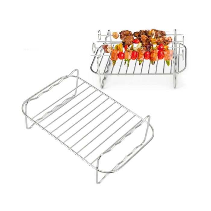 Rejilla rectangular para Airfryer con 4 pinchos Quttin - Inde (12 Unidades) 1