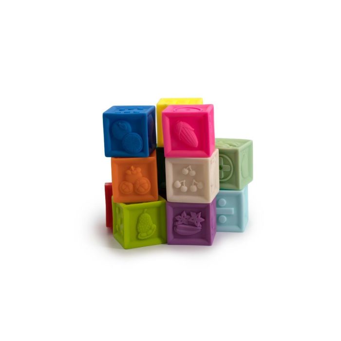 Tachan Set de 12 Cubos Didácticos para Aprendizaje de Números y Colores, +6 meses 3
