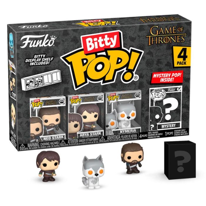 Blister 4 figuras Bitty POP Juego de Tronos Ned Stark 1 Blister 4 figuras Bitty POP Juego de Tronos Ned Stark 1