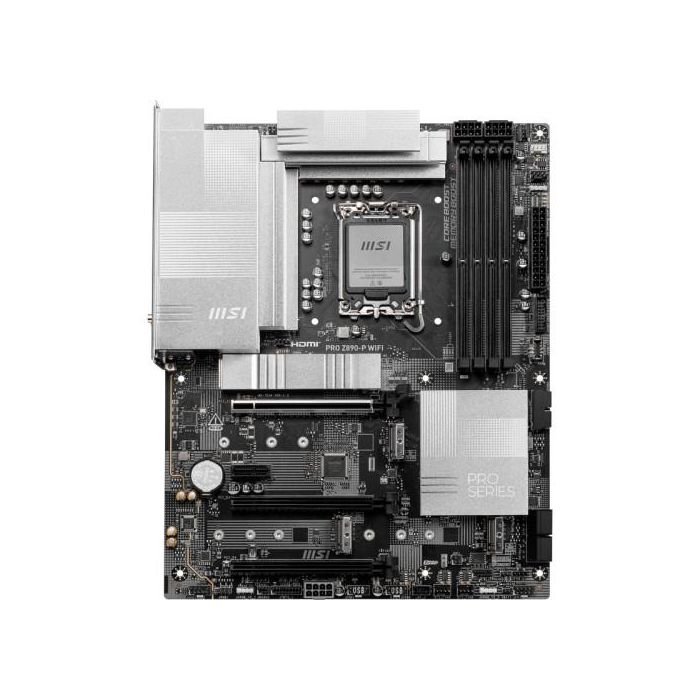 MSI 911-7E34-001 Placa Base PRO Z890-P WiFi Intel LGA 1851 Z890 DDR5 ATX con Wi-Fi 7 1