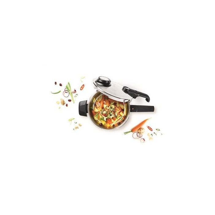 Fissler 622-412-04-070/0 Olla a Presión Vitavit Premium 4.5L – 22cm con Cesto y Trípode, Mango Desmontable, Fondo Cookstar Apto para Inducción 9