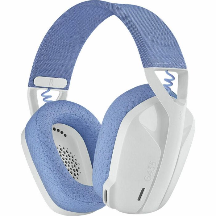 Logitech Auriculares G435 Gaming Inalámbricos Bluetooth/LIGHTSPEED, Sonido Envolvente, Micrófono Integrado, Blanco 1 Logitech Auriculares G435 Gaming Inalámbricos Bluetooth/LIGHTSPEED, Sonido Envolvente, Micrófono Integrado, Blanco 1