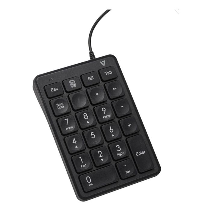 Teclado numérico V7 KP350 Negro Teclado numérico V7 KP350 Negro