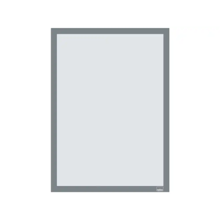 Nobo Marco Porta Anuncios Magnético Autoadhesivo DIN A3 Color Plata Pack 2 Unidades 1
