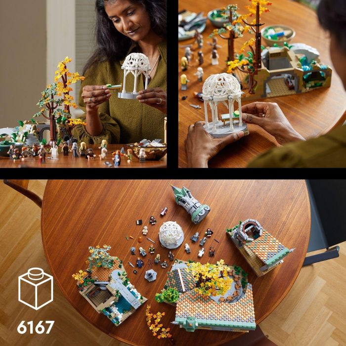 LEGO 10316 Icons El Señor de los Anillos Rivendel, Juego de Construcción 6167 Piezas para Adultos 5