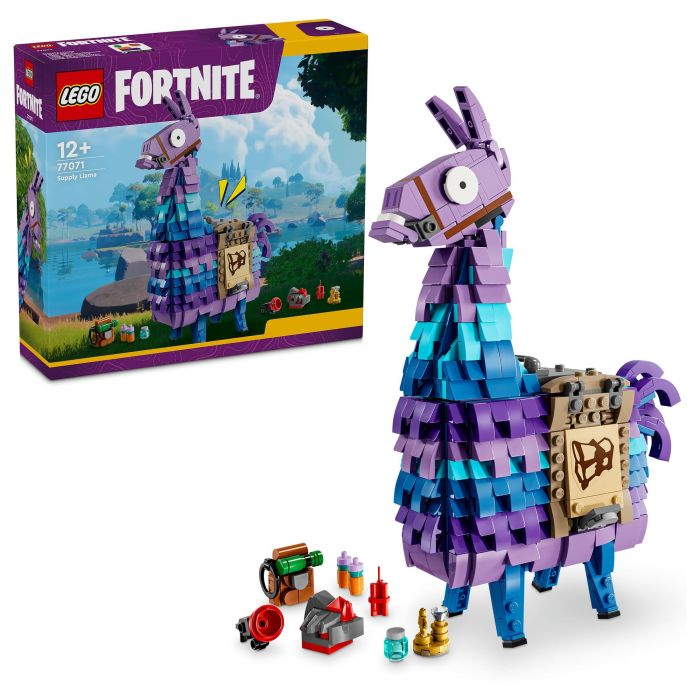Lego Fortnite 77071 Llama de Suministros Minifigura Inspirada en el Videojuego para Adolescentes