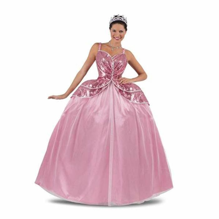 Disfraz princesa rosa tiara, vestido y enagua talla s Disfraz princesa rosa tiara, vestido y enagua talla s