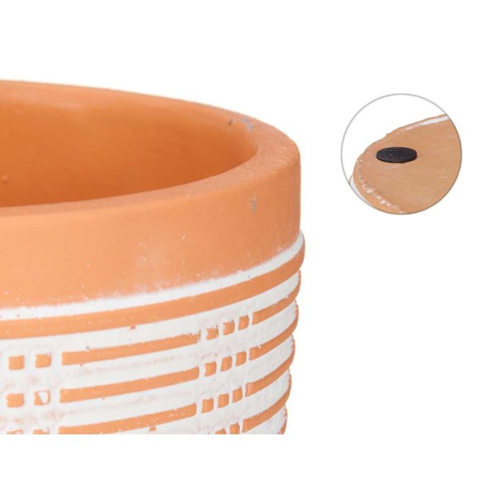 Maceta Terracota Rayada Redonda 13,5X13 Ibergarden (8 Unidades) 3 Maceta Terracota Rayada Redonda 13,5X13 Ibergarden (8 Unidades) 3
