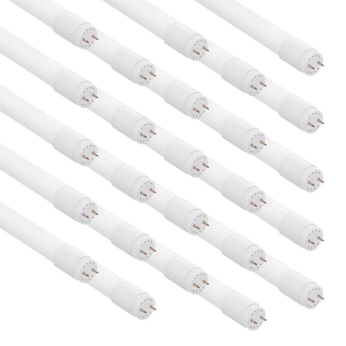 Pack 25 Tubos LED T8 18W 2520Lm 6000ºK Cristal 120Cm 40.000H [HO-LM1063-CW] 2