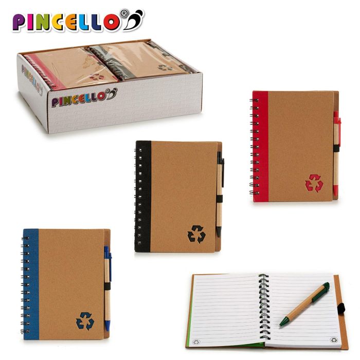 Libreta Carton Recicl Y Boli 18X14Cm Surtidos Pincello (24 Unidades) 2 Libreta Carton Recicl Y Boli 18X14Cm Surtidos Pincello (24 Unidades) 2