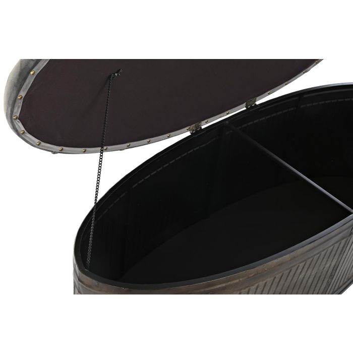 DKD Home Decor Descalzadora Loft Gris Metal Poliester 42 x 47 x 117 cm 5