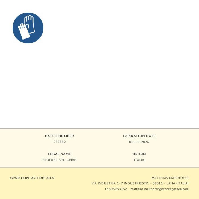 Stocker Florifens disuasorio 1l ST-45139 - Concentrado emulsionable con geranio, citronela y eucalipto, eficacia 24h 1 Stocker Florifens disuasorio 1l ST-45139 - Concentrado emulsionable con geranio, citronela y eucalipto, eficacia 24h 1