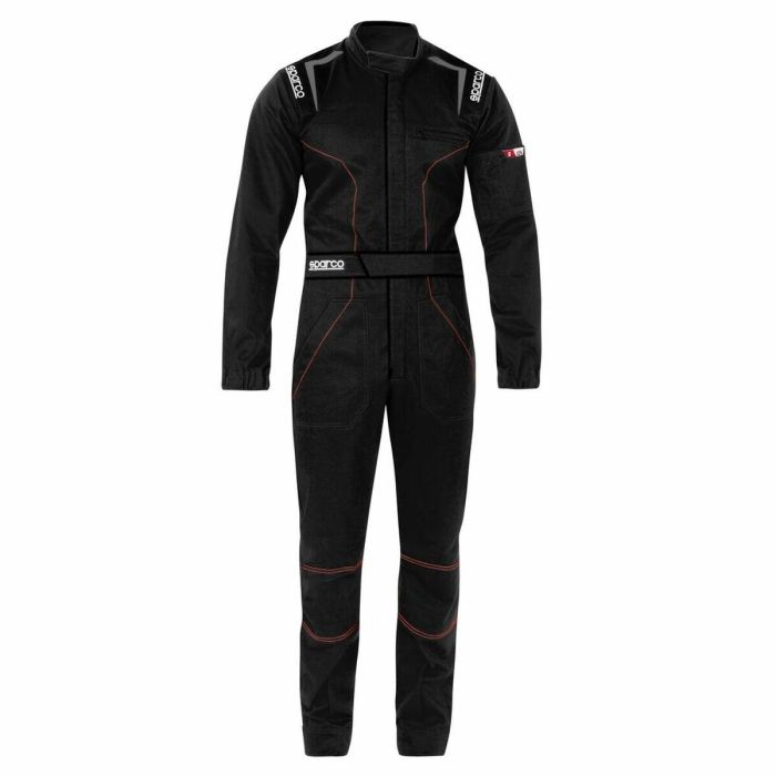 Sparco MS-4 Mono de Mecánico Resistente para Taller, Algodón Poliéster, Zona Lumbar Elástica, Talla XL, Negro S002020NR4XL Sparco MS-4 Mono de Mecánico Resistente para Taller, Algodón Poliéster, Zona Lumbar Elástica, Talla XL, Negro S002020NR4XL