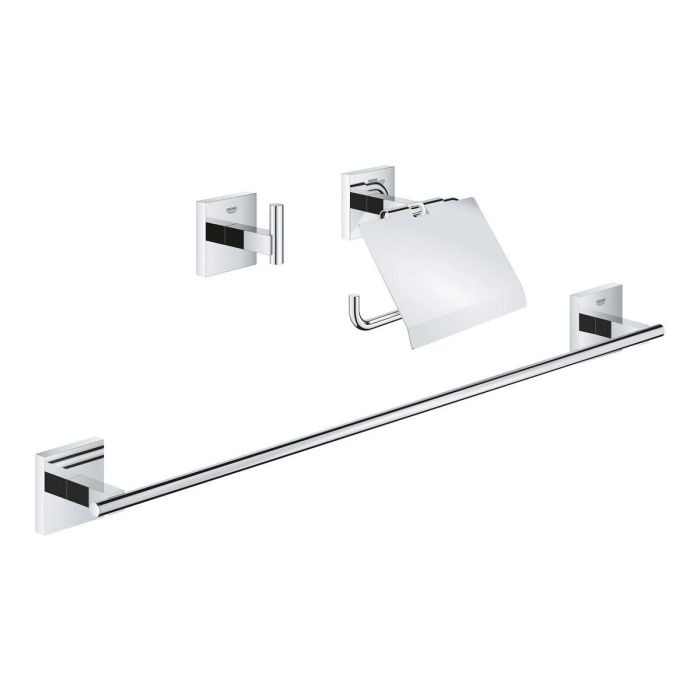 Grohe 41124000 Juego de Accesorios 3 en 1 Start Cube Cromo 1