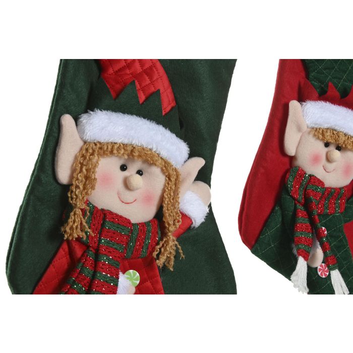 Calcetin Navidad Tradicional DKD Home Decor Multicolor 2 x 50 x 27 cm (6 Unidades) 1 Calcetin Navidad Tradicional DKD Home Decor Multicolor 2 x 50 x 27 cm (6 Unidades) 1