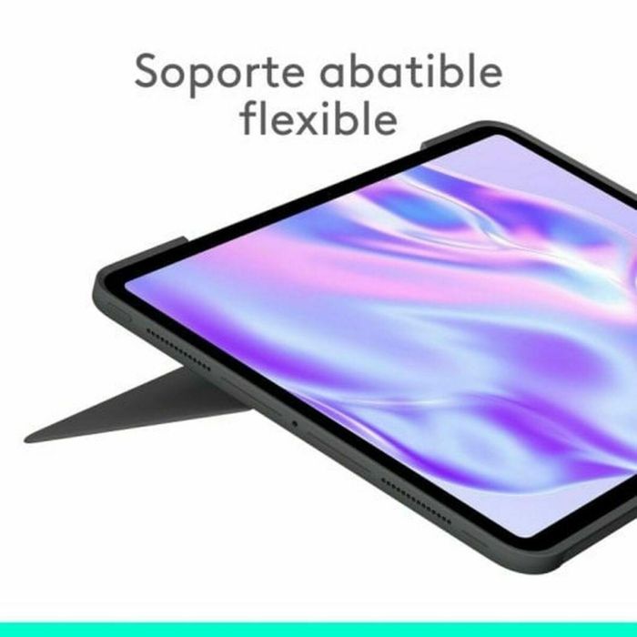 Funda para Tablet y Teclado Logitech 920-012667 Grafito QWERTY 7 Funda para Tablet y Teclado Logitech 920-012667 Grafito QWERTY 7