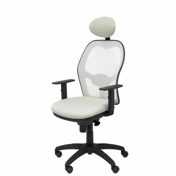 Silla de Oficina con Cabecero Jorquera P&C BALI40C Gris Gris claro 5 Silla de Oficina con Cabecero Jorquera P&C BALI40C Gris Gris claro 5