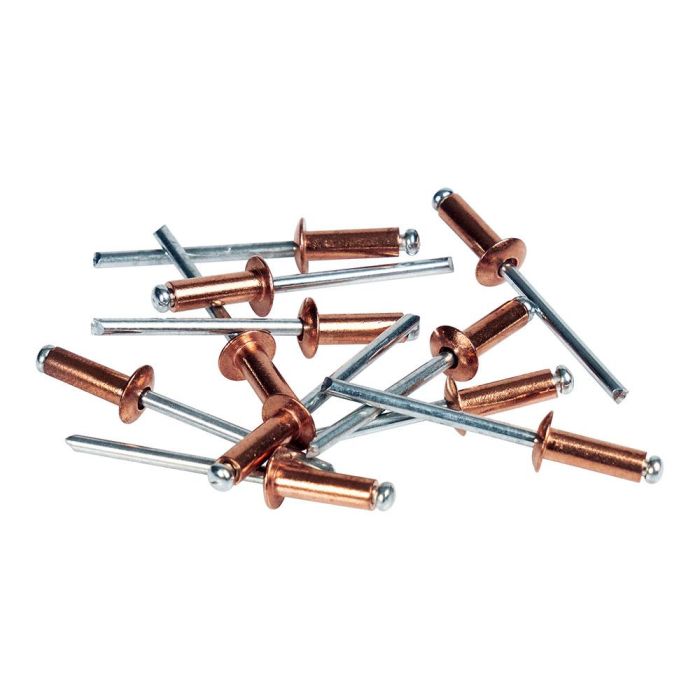 Rapid Remaches de aluminio Ø4x10mm con broca cobreado 5001462 - Blister 50 unidades 1 Rapid Remaches de aluminio Ø4x10mm con broca cobreado 5001462 - Blister 50 unidades 1