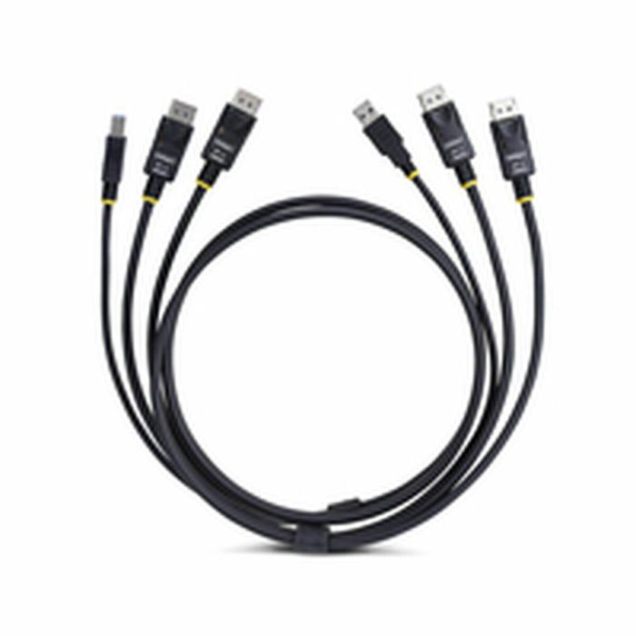 Cable adaptador Startech DDU1226-KVM-CABLE Negro 1,8 m 6