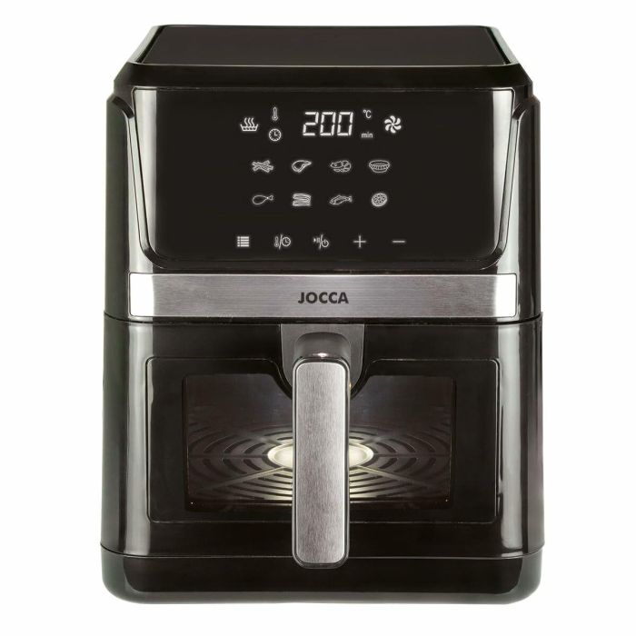 Freidora de Aire JOCCA Negro 1600 W 7 L 6 Freidora de Aire JOCCA Negro 1600 W 7 L 6
