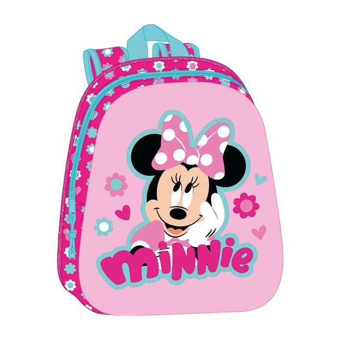 Safta Mochila 3D Minnie Mouse 27x33x10 cm, ideal para niños a partir de 3 años 6