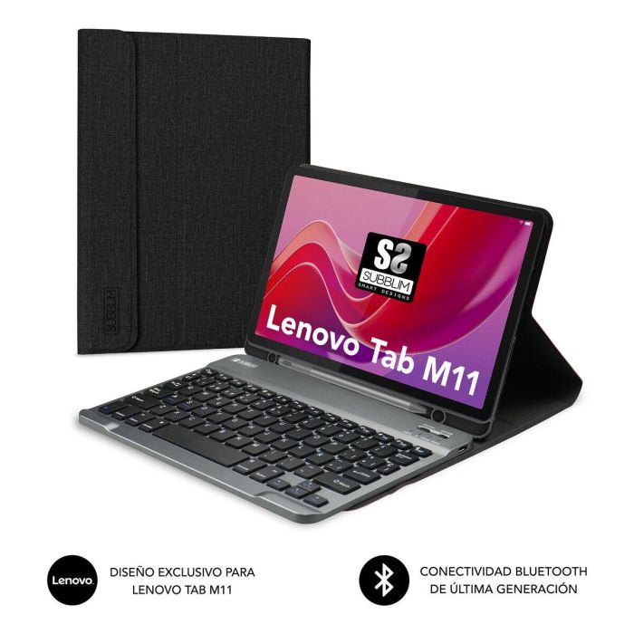 Funda para Tablet Subblim KeyTab Pro BT Negro Qwerty Español 1 Funda para Tablet Subblim KeyTab Pro BT Negro Qwerty Español 1