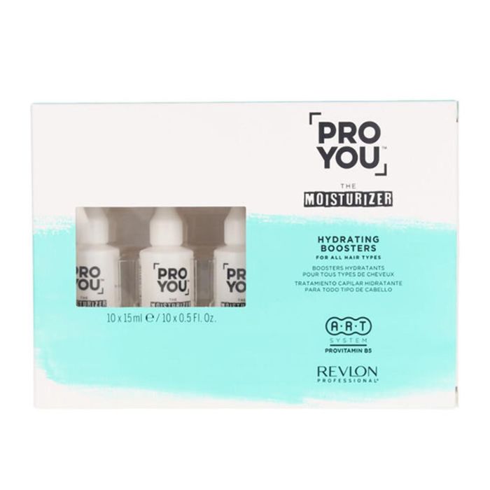 Revlon B00493 PROYOU the moisturizer booster Tratamiento Hidratante Pelo Seco con Provitamina B5 Monodosis 10x15ml Revlon B00493 PROYOU the moisturizer booster Tratamiento Hidratante Pelo Seco con Provitamina B5 Monodosis 10x15ml