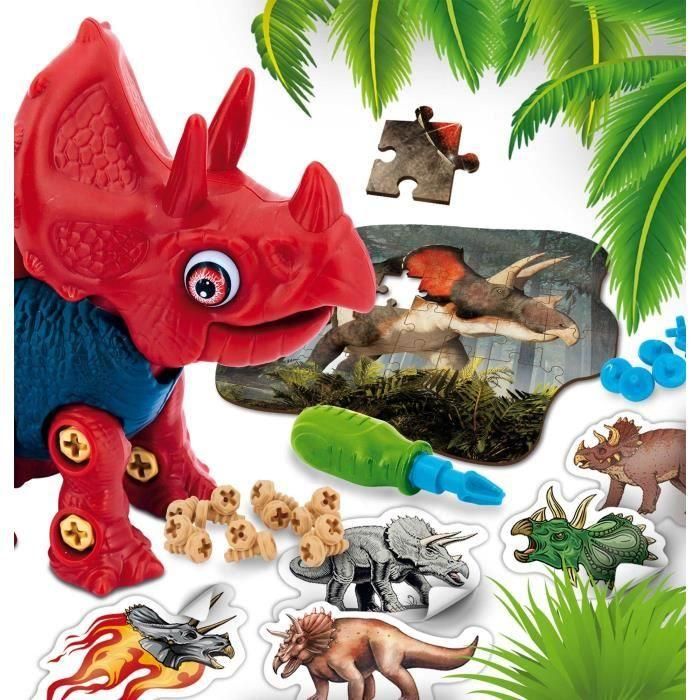 Lisciani giochi- I`ma Genius Dino Stem Triceratops, 92420, No aplicable - 8008324092420 2