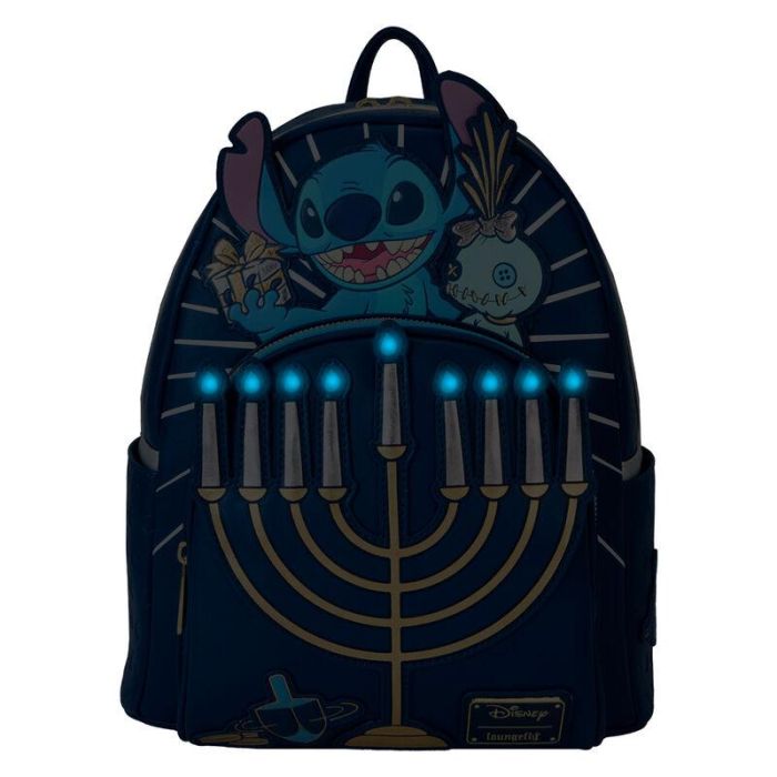 Mochila Menorah Stitch Disney Loungefly 2