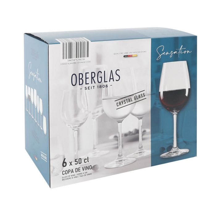 Set de copas de vino Inde Sensation 500 ml 6 Piezas 1