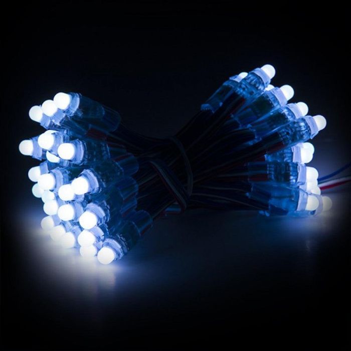 Pixel LED 0.3W 6Lm 12Mm 5V Epistar Fullcolor 19031C (Cadena 50 Unidades) 50.000H [DE-PIX-12-FULL] 1