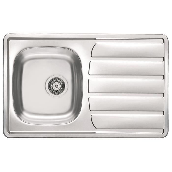Fregadero de acero inoxidable - satén - Fomentar - Stradour - 1 Tanque 1 860x500 Deslenador Fregadero de acero inoxidable - satén - Fomentar - Stradour - 1 Tanque 1 860x500 Deslenador
