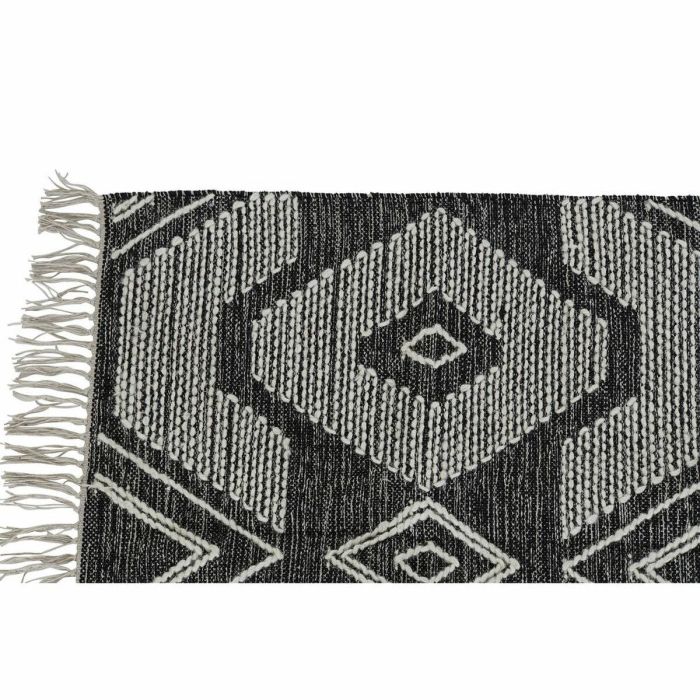 Alfombra Boho DKD Home Decor Negro Blanco 290 x 1 x 200 cm 1