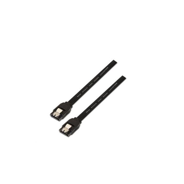 Aisens Cable SATA III Datos 6 Gb/s Con Anclajes Negro 0.5M 1 Aisens Cable SATA III Datos 6 Gb/s Con Anclajes Negro 0.5M 1