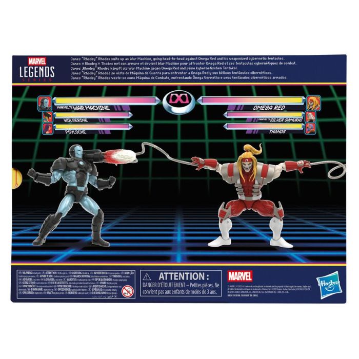 HASBRO Marvel Legends Series Gamerverse Figuras Marvel's War Machine vs Marvel's Omega Red 15cm Articuladas con Accesorios 2 HASBRO Marvel Legends Series Gamerverse Figuras Marvel's War Machine vs Marvel's Omega Red 15cm Articuladas con Accesorios 2