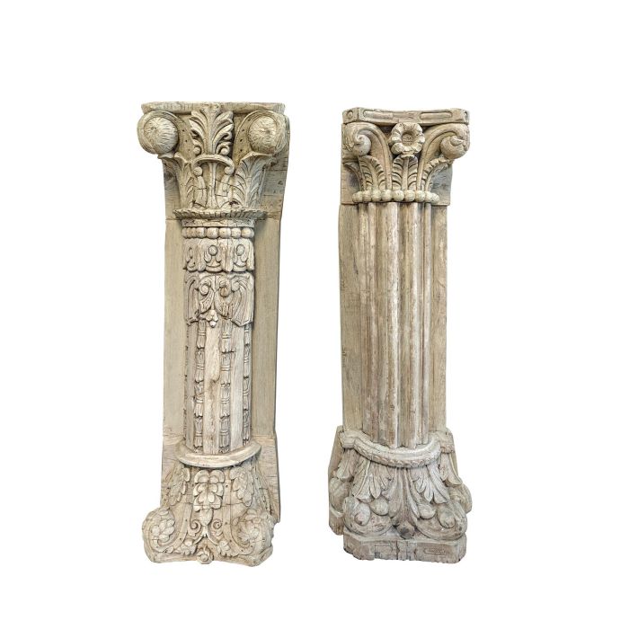 Media Columna Item Home DKD Home Decor Natural 25 x 125 x 35 cm 0 Media Columna Item Home DKD Home Decor Natural 25 x 125 x 35 cm 0