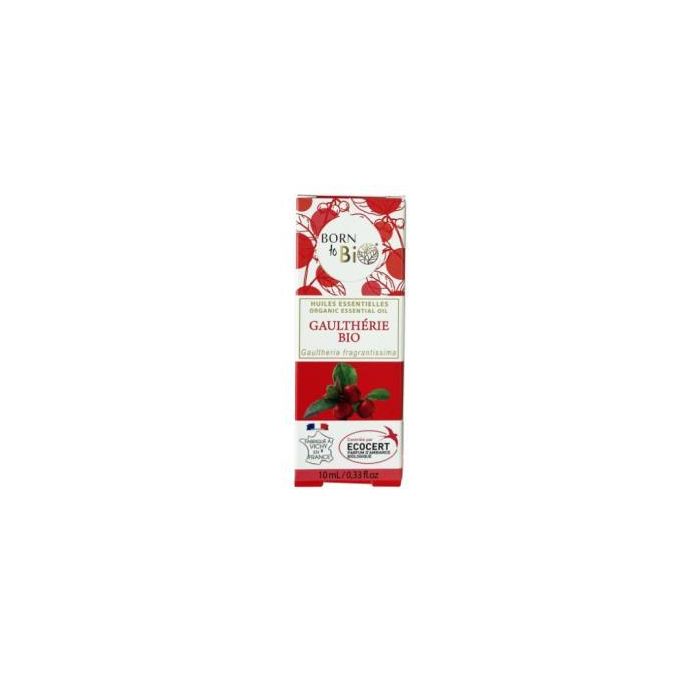 BORN TO BIO Aceite Esencial de Gaulteria Orgánico 10 ml Bio